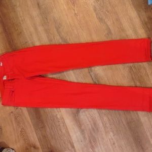 Red size 1 super skinny jeggings